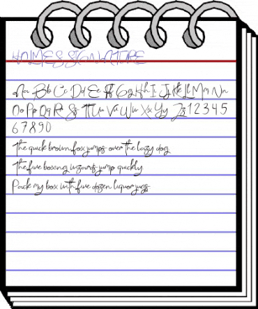 Holmes Signature Regular animated font preview Holmes Signature Regular animated font preview
