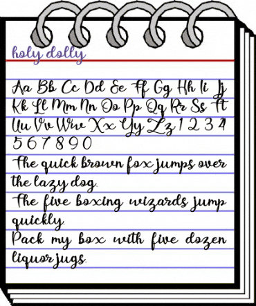 holy dolly Regular animated font preview holy dolly Regular animated font preview