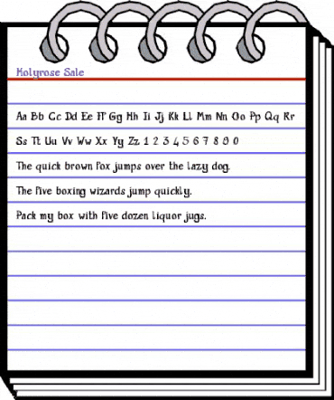 Holyrose Sale Regular animated font preview Holyrose Sale Regular animated font preview