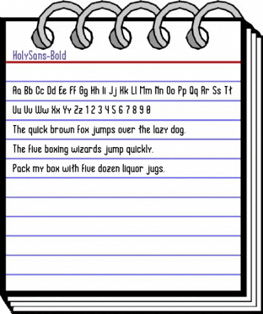 HolySans-Bold Bold animated font preview HolySans-Bold Bold animated font preview