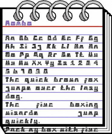 Hombo Regular animated font preview