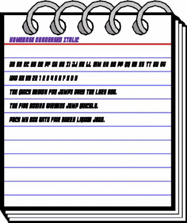 Homebase Condensed Italic Regular animated font preview Homebase Condensed Italic Regular animated font preview