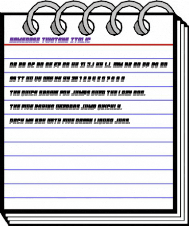 Homebase Twotone Italic Regular animated font preview Homebase Twotone Italic Regular animated font preview