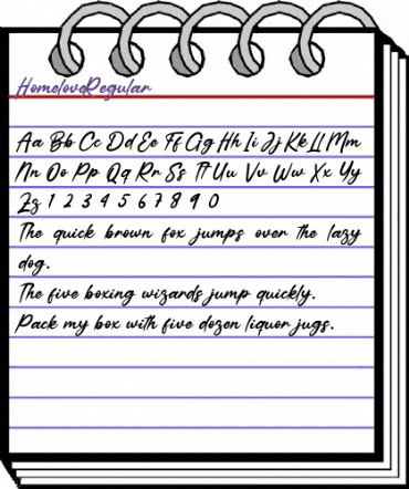 Homelove Regular animated font preview Homelove Regular animated font preview