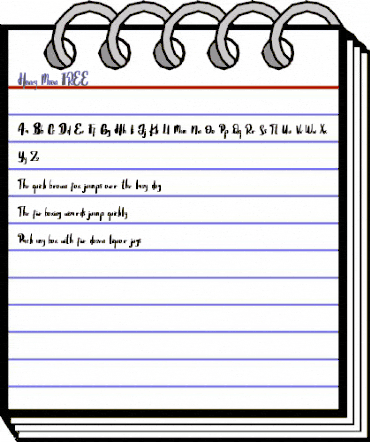 Honey Moon FREE Regular animated font preview Honey Moon FREE Regular animated font preview