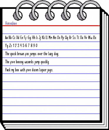 Honeybae Regular animated font preview Honeybae Regular animated font preview