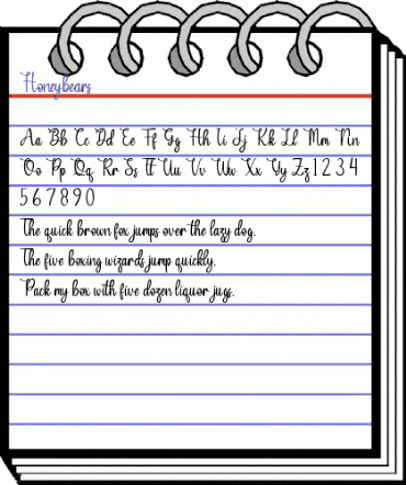Honeybears Regular animated font preview Honeybears Regular animated font preview