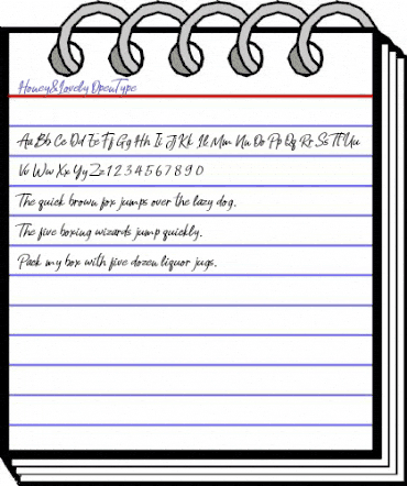 Honey & Lovely Regular animated font preview Honey & Lovely Regular animated font preview