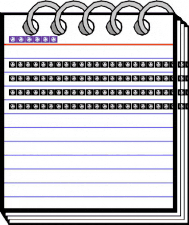 Hoobie Regular animated font preview