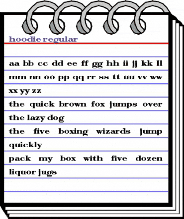 Hoodie Regular animated font preview Hoodie Regular animated font preview