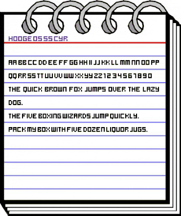 hooge 05_55 Cyr Regular animated font preview hooge 05_55 Cyr Regular animated font preview