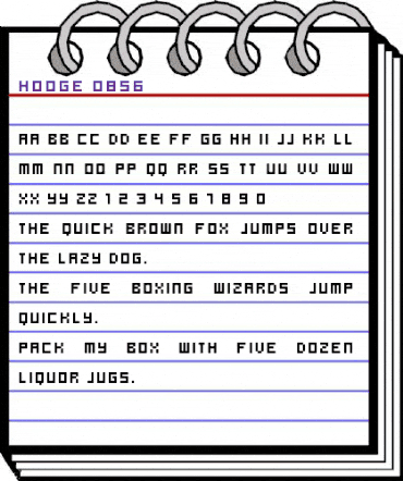 hooge 0856 Regular animated font preview hooge 0856 Regular animated font preview