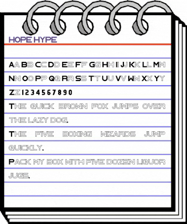 HOPE-HYPE Regular animated font preview HOPE-HYPE Regular animated font preview