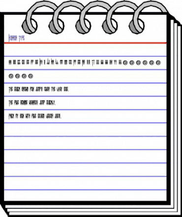 Horror Type Regular animated font preview Horror Type Regular animated font preview