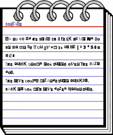 Hostage Regular animated font preview