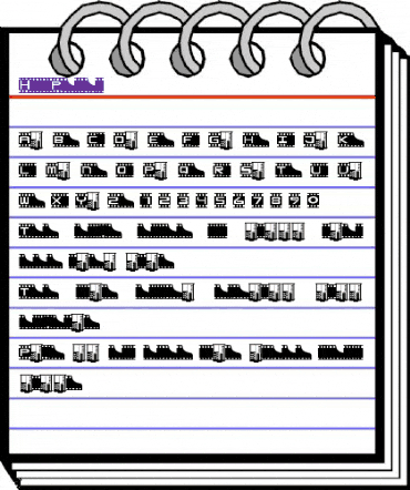 HourPhoto Regular animated font preview