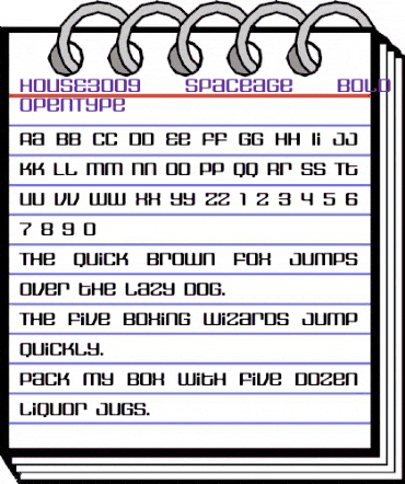 HOUSE3009 Spaceage-Bold-Alpha animated font preview HOUSE3009 Spaceage-Bold-Alpha animated font preview