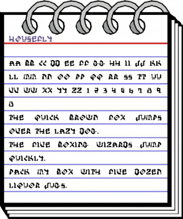 HouseFly Regular animated font preview HouseFly Regular animated font preview