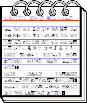 Houses Four Regular animated font preview Houses Four Regular animated font preview