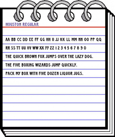 Houston Regular animated font preview Houston Regular animated font preview