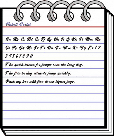 Hubolt Script animated font preview Hubolt Script animated font preview