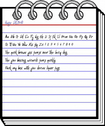 Huge_DEMO Regular animated font preview Huge_DEMO Regular animated font preview