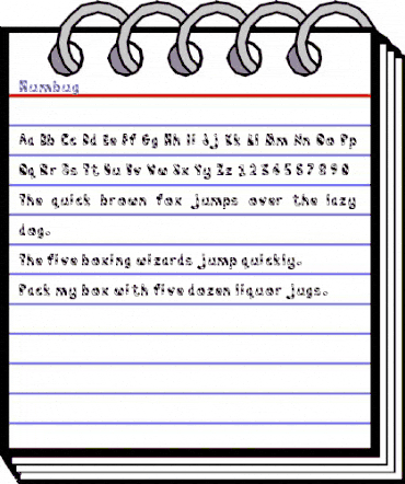 Humbug Regular animated font preview Humbug Regular animated font preview