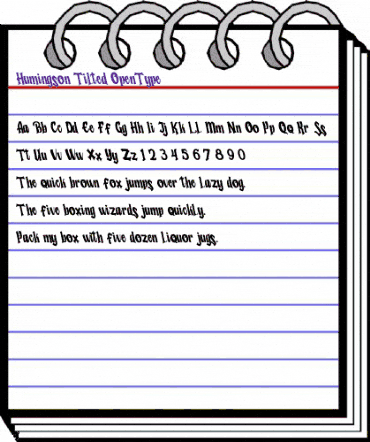 Humingson Tilted Regular animated font preview Humingson Tilted Regular animated font preview