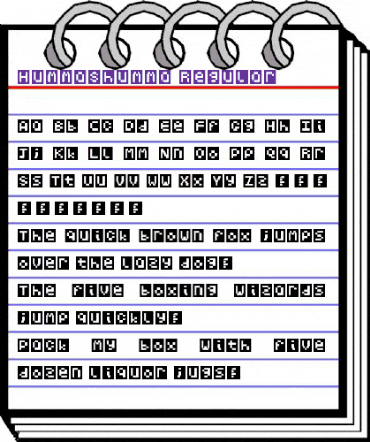 HummaShumma Regular animated font preview HummaShumma Regular animated font preview