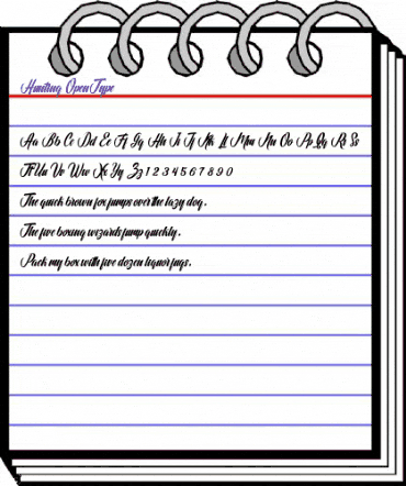 Hunting Regular animated font preview Hunting Regular animated font preview