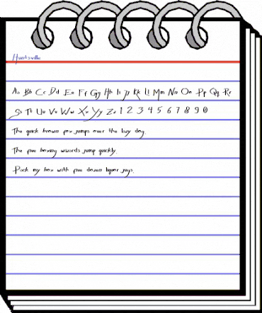 Huntsville Regular animated font preview