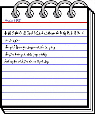 Hurilen FREE Regular animated font preview Hurilen FREE Regular animated font preview