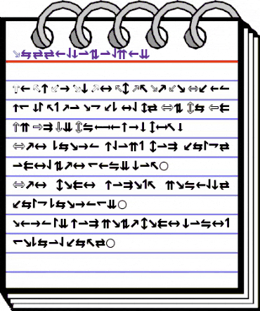 Hussar Motorway Regular animated font preview