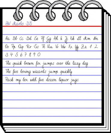 HW Marbo DB Normal animated font preview HW Marbo DB Normal animated font preview