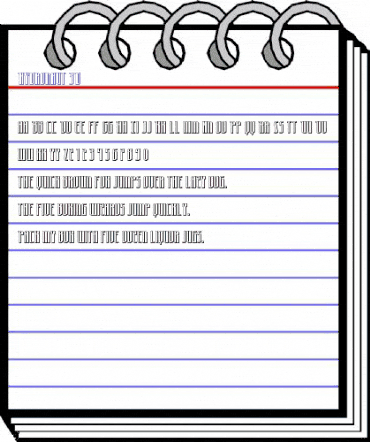 Hydronaut 3D Regular animated font preview