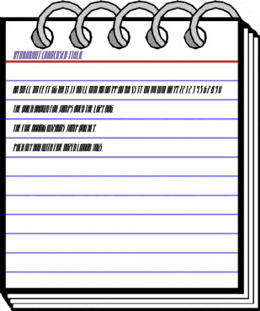 Hydronaut Condensed Italic Regular animated font preview Hydronaut Condensed Italic Regular animated font preview