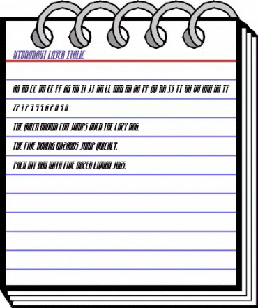 Hydronaut Laser Italic Regular animated font preview Hydronaut Laser Italic Regular animated font preview