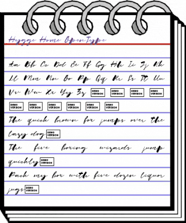 Hygge Home Demo animated font preview Hygge Home Demo animated font preview