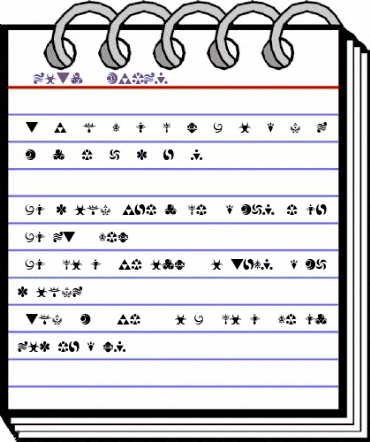 Hylian Symbols Hylian Symbols animated font preview