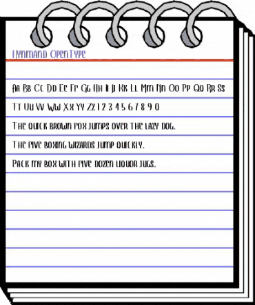 Hynmand Regular animated font preview Hynmand Regular animated font preview