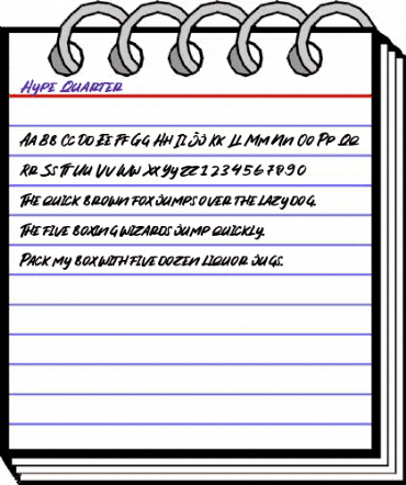 Hype Quarter Regular animated font preview Hype Quarter Regular animated font preview