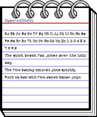 Hypercell Regular animated font preview Hypercell Regular animated font preview