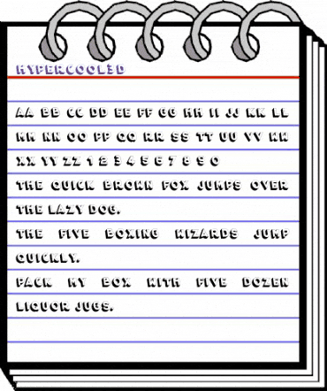HyperCool3D Regular animated font preview HyperCool3D Regular animated font preview