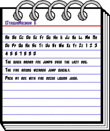 I2trigunMaximum E animated font preview I2trigunMaximum E animated font preview