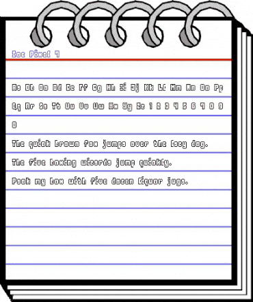 Ice Pixel7 Regular animated font preview