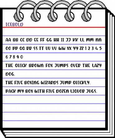 ICEBOLD Regular animated font preview ICEBOLD Regular animated font preview