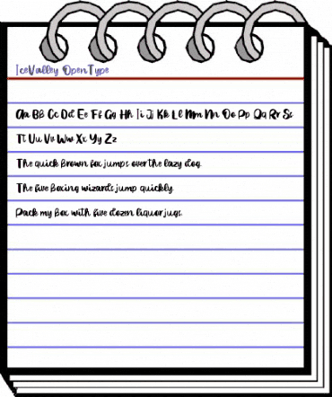 Ice Valley Regular animated font preview Ice Valley Regular animated font preview