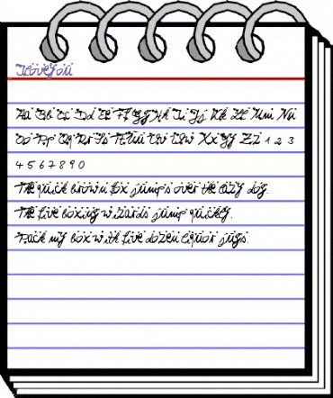 Iloveyou Regular animated font preview Iloveyou Regular animated font preview