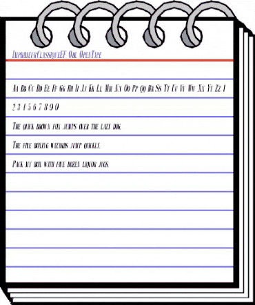 ImprimeurClassiqueEF Obl animated font preview ImprimeurClassiqueEF Obl animated font preview