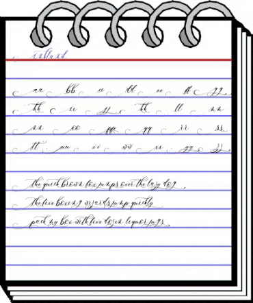 Inkland Regular animated font preview Inkland Regular animated font preview